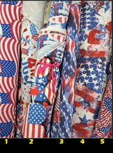 Load image into Gallery viewer, Fourth of July prints available4 way stretch Spandex
