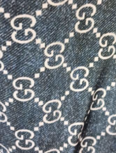 Load image into Gallery viewer, Gucci Designer Inspired DENIM Look SPANDEX or Canvas