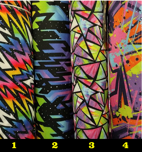 Colorful Inspired Fabric 4 ways Spandex