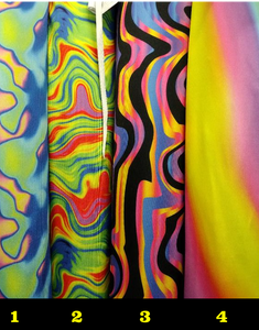 Colorful Inspired Fabric 4 ways Spandex