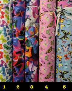 Butterfly Designer Inspired Fabric 4 ways Spandex