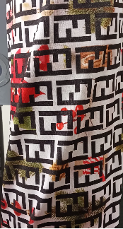 FENDI Christmas Holiday Prints $16.99 SPANDEX