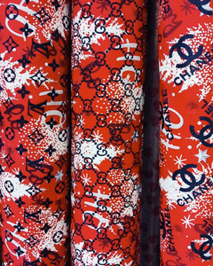 Holiday Pre-Owned Designer Inspired Fabric 4 ways Spandex