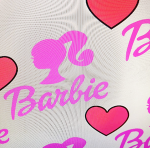 Barbie HEARTS 4 way Spandex 16.99 at checkout WHITE Background
