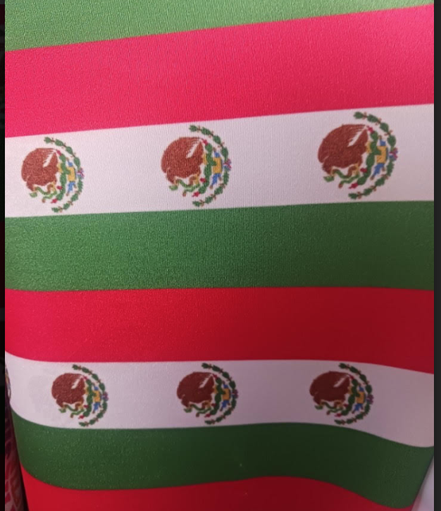 Mexican FLAG 4 way Spandex 16.99 at checkout