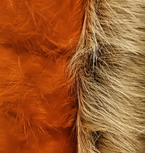 Fake Fur Shag NO STRETCH Orange or Camel