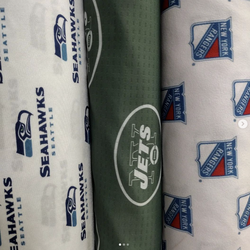NFL Super Soft Fluffy Stadium Blanket-House blanket-Robe Material 2 Yard Min. Order