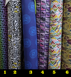 FENDI Designer Inspired Fabric 4 ways Spandex