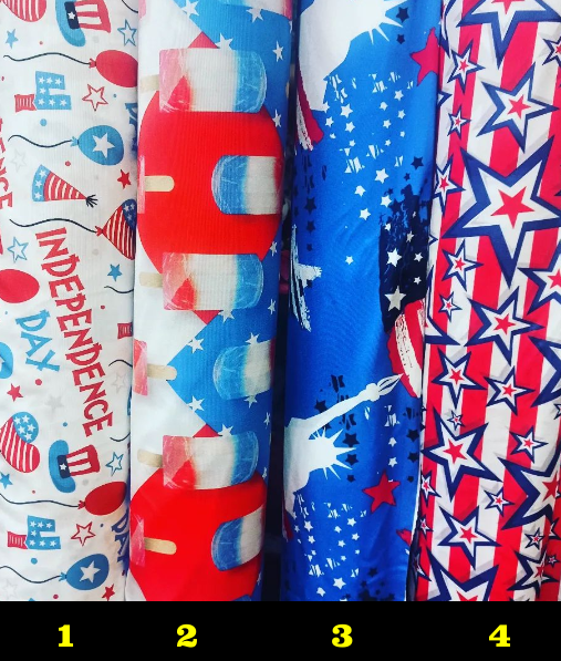 Flag Colorful Inspired fabrics new 4 way stretch