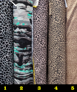 Animal Prints Designer Inspired Fabric 4 ways Spandex