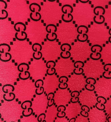 Red gucci fabric hotsell