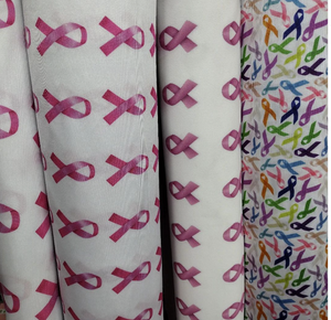 Pink Ribbon Kids and Seasonal Designer Inspired Fabric 4 ways Spandex.