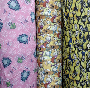 Kids and Seasonal Designer Inspired Fabric 4 ways Spandex.