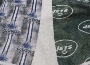 Dallas or Jets Super Soft Cuddly Stadium Blanket-House blanket-Robe Material