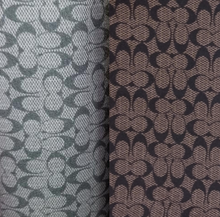 Load image into Gallery viewer, Coach Designer Inspired Fabric Spandex Grey or Brown
