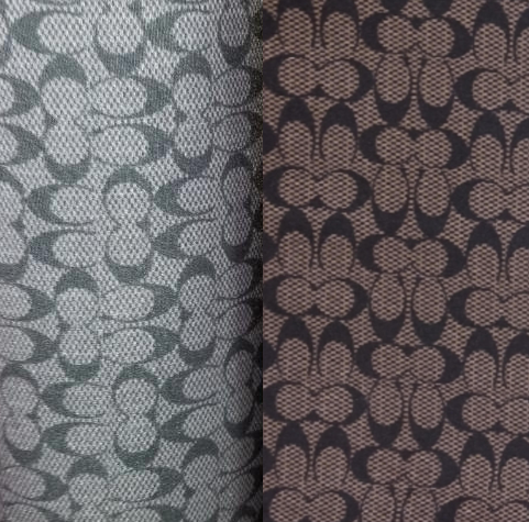 Coach Designer Inspired Fabric Spandex Grey or Brown