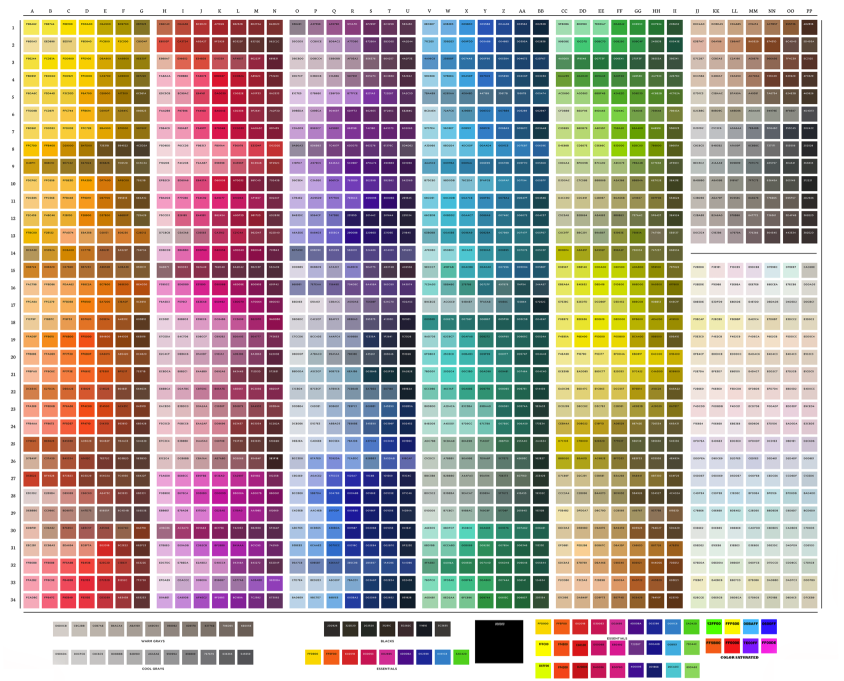 Colorchart | Designer Spandex and More