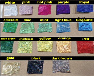 HOLOGRAPHIC VIVID 4 way stretch Spandex