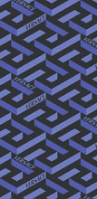 Load image into Gallery viewer, Versace Blue or Tan Designer Inspired Fabrics Spandex 4 way Stretch
