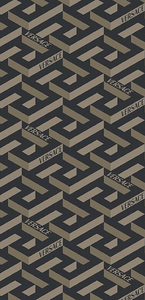 Versace Blue or Tan Designer Inspired Fabrics Spandex 4 way Stretch
