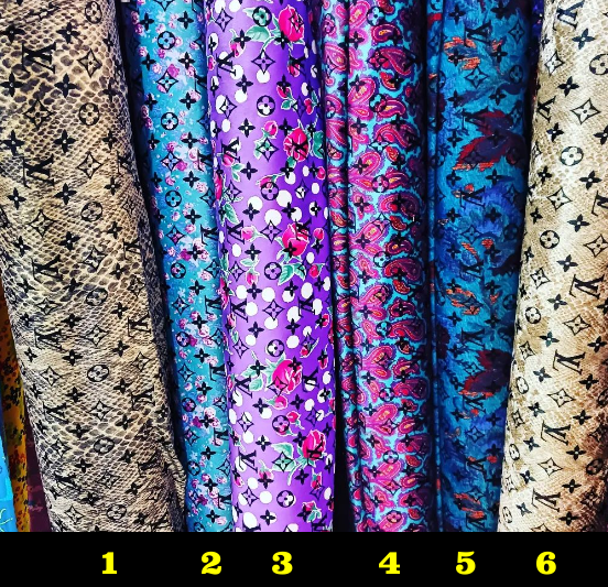 Pre Owned VELVET Fabrics Designer Inspired 4 way stretch $16.99