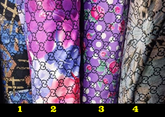 Gucci Velvet Designer Inspired Fabric 4 way stretch