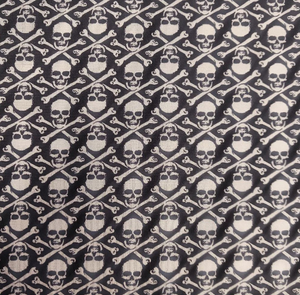 Skulls Inspired Fabric Spandex 4 way Stretch