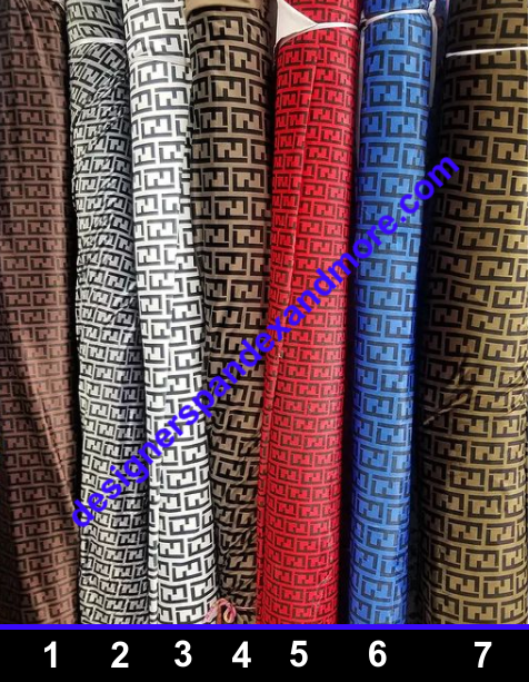 FENDI designer inspired fabrics