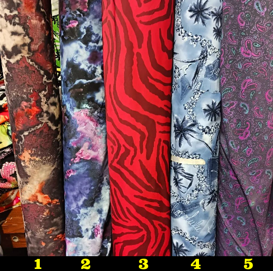 4 way Spandex Fabric $16.99 at checkout
