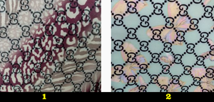 Gucci $12.00 a yard Spandex 4 way Designer Inspired Fabric