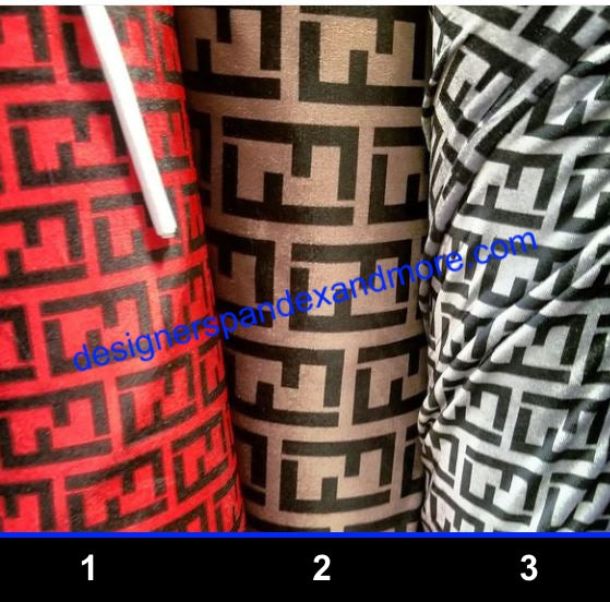 FENDI VELVET STRETCH designer Inspired Fabric Spandex