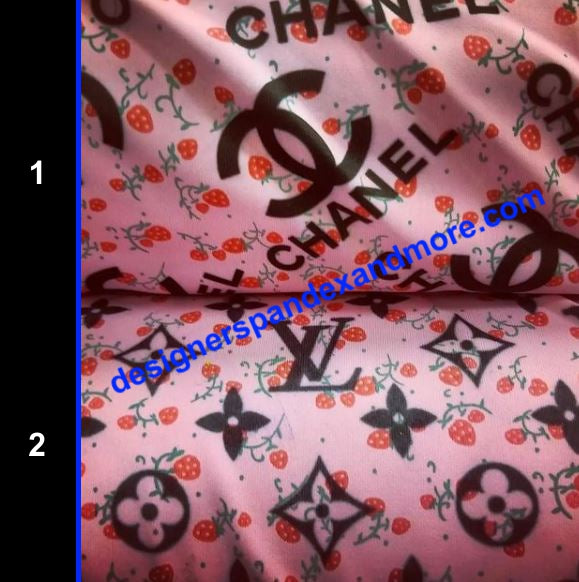 LV and Chanel designer inspired fabrics