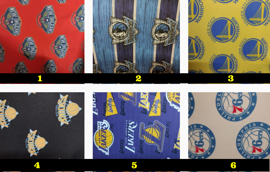 TEAM Inspired Fabric $16.99  at checkout