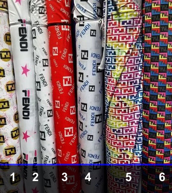 Fendi Designer Inspired fabrics [designer spandex and more]