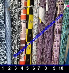 Fendi Designer Inspired Fabrics [designer spandex and more]