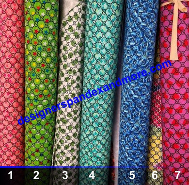 Gucci Designer Inspired farbrics [designer spandex and more]