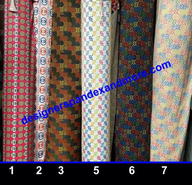 Gucci Designer Inspired fabrics [designer spandex and more]