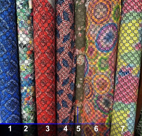 Gucci designer inpired fabrics [designer spandex and more]