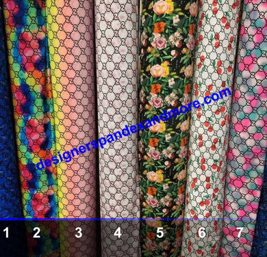 Gucci designer inspired fabrics [designer spandex and more]