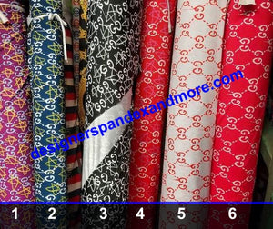 Gucci Designer Inspired Fabrics [designer spandex and more]