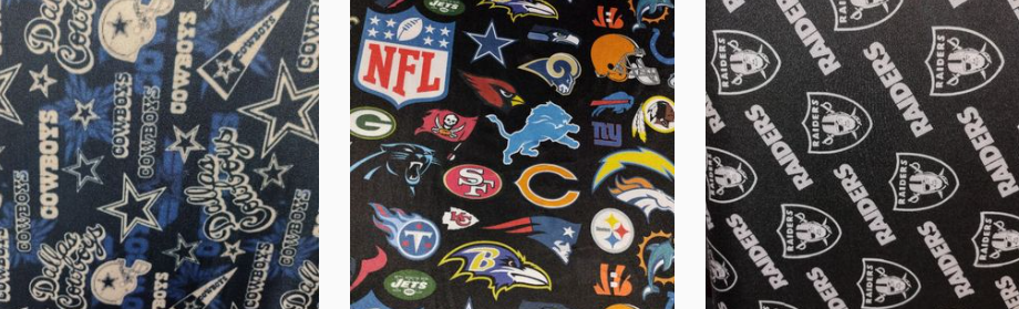 NFL Football designer inspired 4 way stretch $16.99  at check out