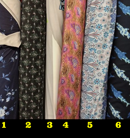 4 way Spandex Fabrics $15.45 at check out a yard-2-3 days delivery