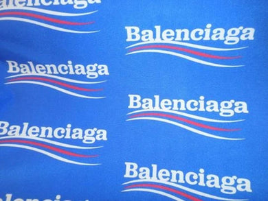Balenciaga Blue designer Inspired Lycra Fabric