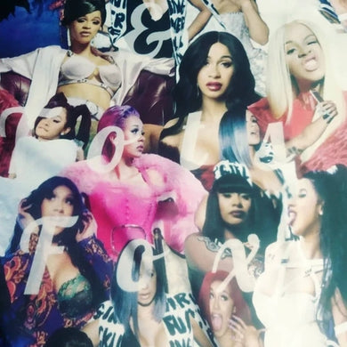 Cardi B Designer Inspired Fabric