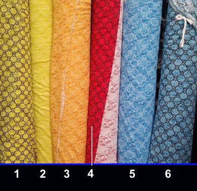 Gucci designer inspired fabrics [designer spandex and more]