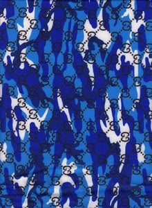 [Gucci Blue [Designer Spandex and More]