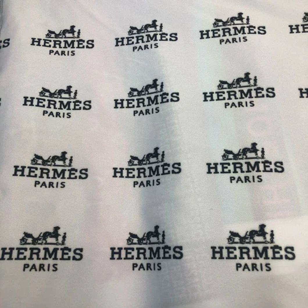 Hermes Inspired Lycra fabric designer inpspired [designerspandexandmore.com