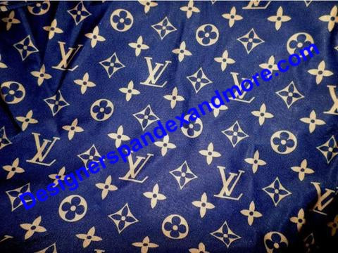 PRE Owned Dark Blue Designer InspiredSpandex Fabric