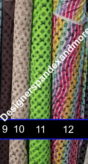 Louis Vuitton designer Inspired Fabrics [designer spandex and more]