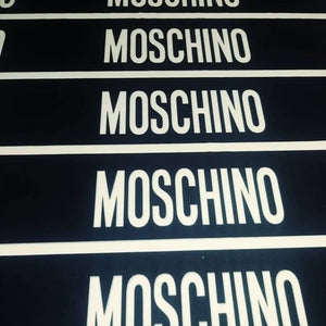 Moschino designer Inspired fabric [designer spandex and more]